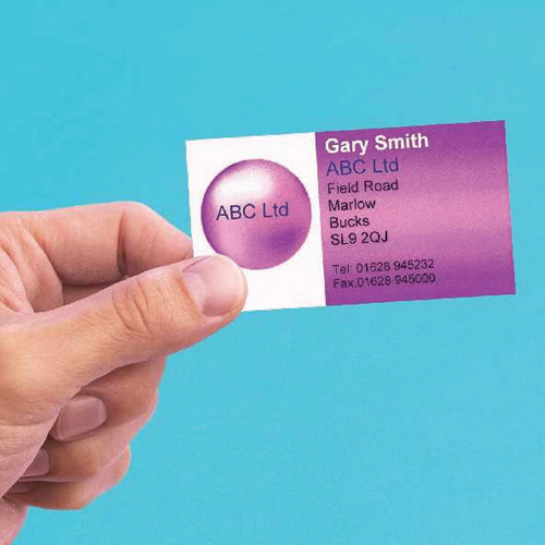 Avery Quick and Clean Matt Business Cards 8/Sheet 85x54mm [25 Sheets] alternative image 5