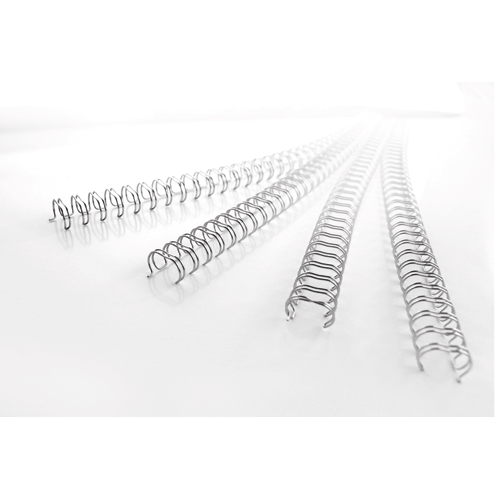 GBC 8mm 34 Ring Wires Silver [Pack of 100] alternative image 2