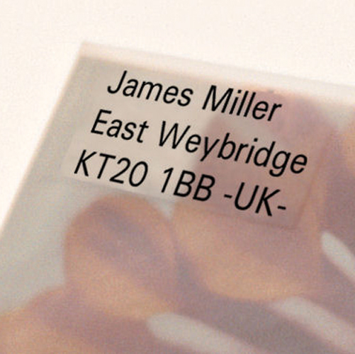 Avery Clear Inkjet Labels 65/Sheet 38.1x21.2mm J8551-25 [25 Sheets] alternative image 3