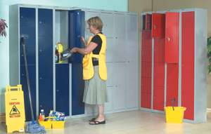 Bisley 6 Door Locker 457mm Goose Grey alternative image 2