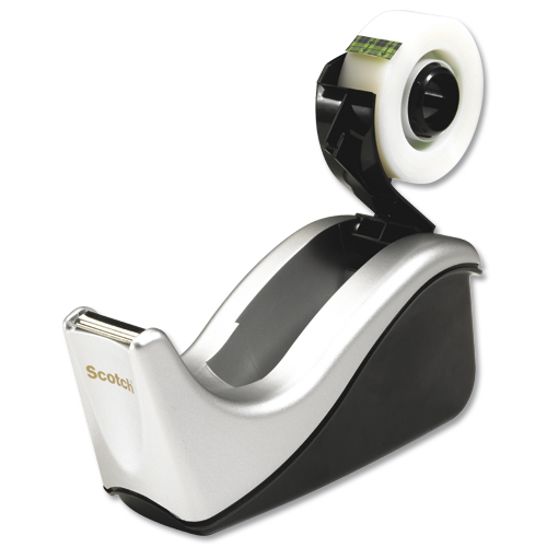 Scotch Magic Tape Contour Dispenser Desktop Weighted 19mmx33m with Roll alternative image 2