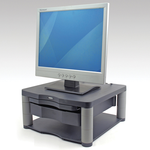 Fellowes Premium Monitor Riser Plus Graphite alternative image 2