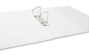 Elba A4 Panorama 40mm 2 D-Ring Presentation Binder White [Pack of 6] alternative image 2