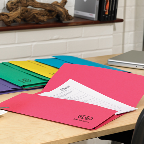 Elba Document Wallet Foolscap Assorted [Pack of 25] alternative image 3
