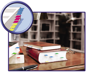 Post-It Index Refill 4 Colours alternative image 2