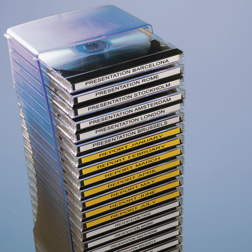 Dymo D1 Labels 6mm Black on White alternative image 4