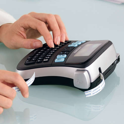 Dymo D1 Labels 6mm Black on White alternative image 5