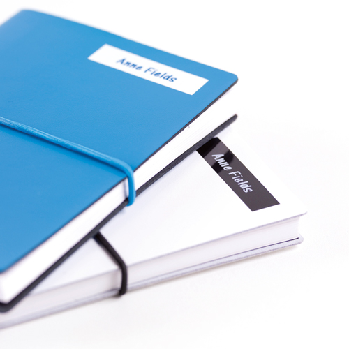 Dymo D1 Labels 12mm White on Black alternative image 4