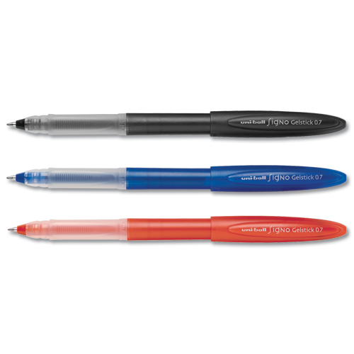 Uni-Ball UM170 Signo Gel Stick Rollerball Pens 0.7mm Black [Pack of 12] alternative image 2