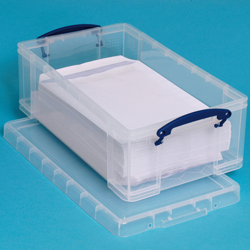 Really Useful 12 Litre Storage Box Clear alternative image 2