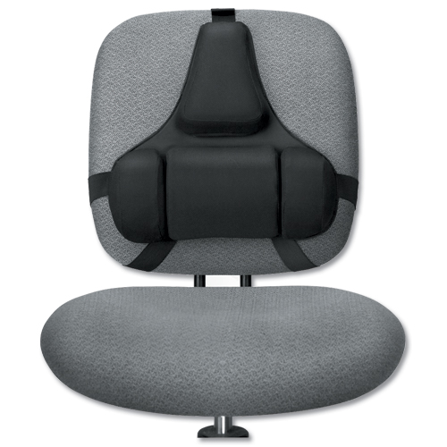 Fellowes Ultimate Back Support Black alternative image 2