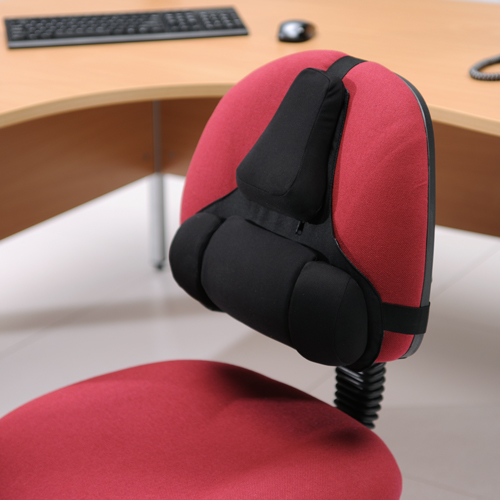 Fellowes Ultimate Back Support Black alternative image 3