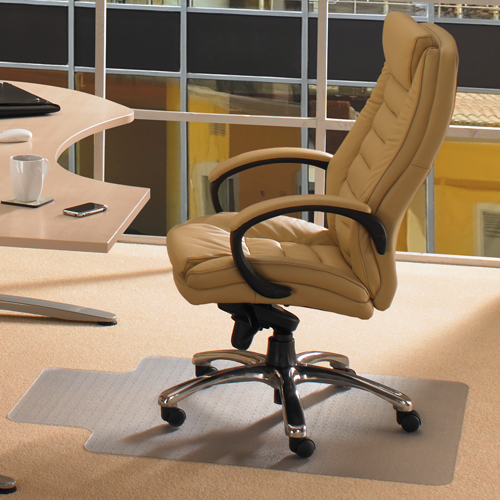 Floortex PVC Chair Mat Rectangular 1210x1520mm alternative image 2