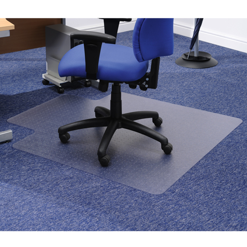 Floortex PVC Chair Mat Lipped 1150x1340mm alternative image 4