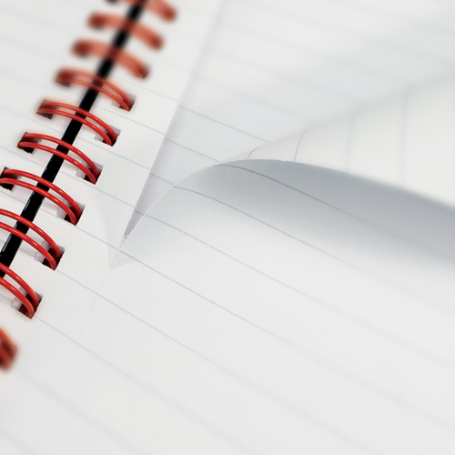 Black n Red Wiro Notebook A4 Feint Ruled [Pack of 5] alternative image 2