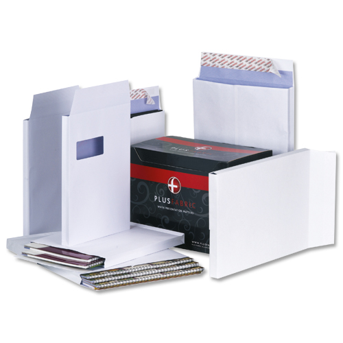 Plus Fabric Gusset Envelopes C4 White [Pack of 100] alternative image 2