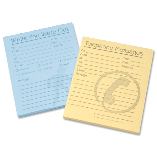 Challenge Telephone Message Pad 4x5 Inches Yellow [Pack of 10] alternative image 2