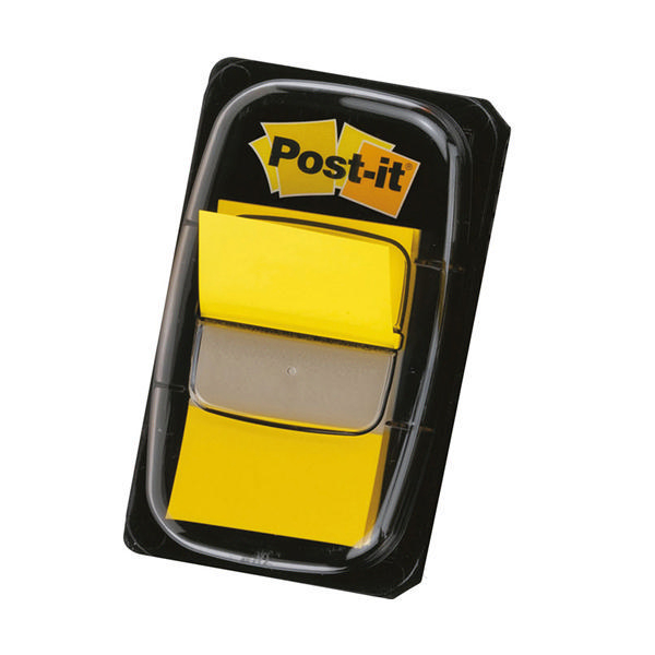 Post-It Index Tab 25mm Yellow [Pack of 12]
