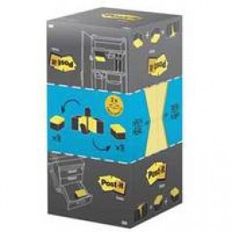 Post-It Note EZ Store 76x76mm Yellow [Pack of 16]