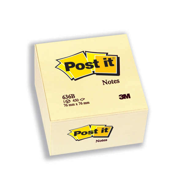 Post-It Cube 76x76mm Yellow