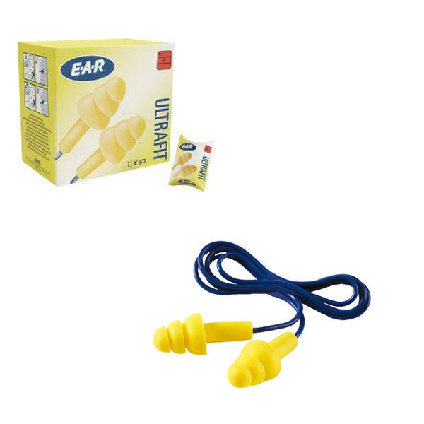 3M Ultrafit Ear Plugs [Pack of 50]