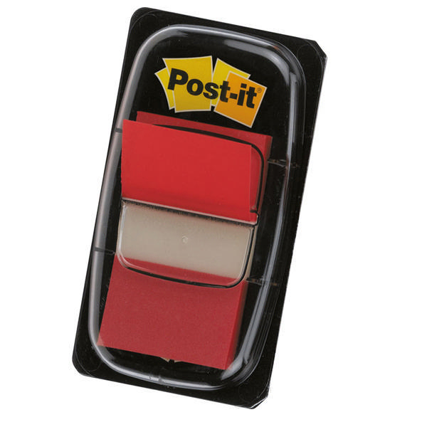 Post-It Index Tab 25mm Red