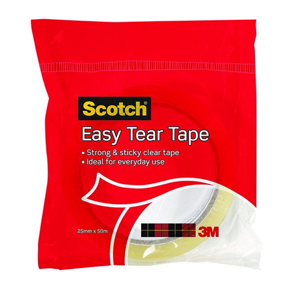 Scotch Easy Tear Clear Everyday Tape alternative image 1
