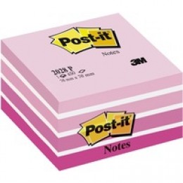 3M Post-It Cube 76x76mm Pink
