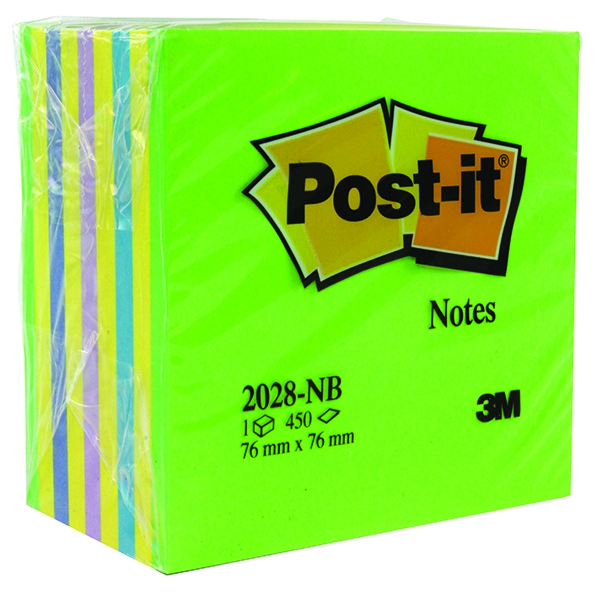Post-It Dreamy Colour Notes Cube 76x76mm