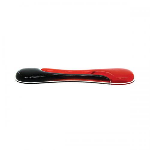 Kensington Duo Gel Keyboard Wrist Rest 240x182x25mm Black and Red