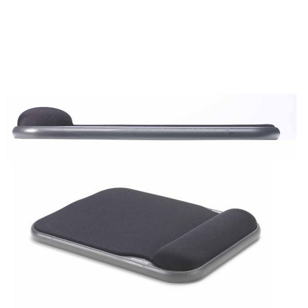Kensington Height Adjustable Gel Mouse Rest Black