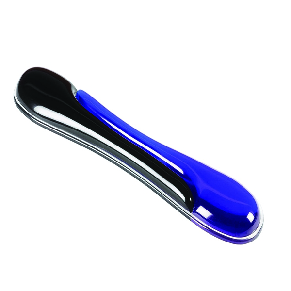 Kensington Gel Wave Wrist Rest Black and Blue
