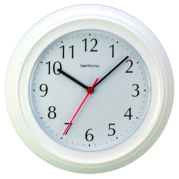 Acctim Wycombe Wall Clock White