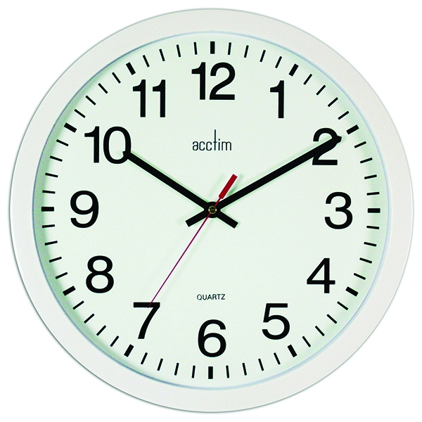 Acctim Controller Wall Clock Black