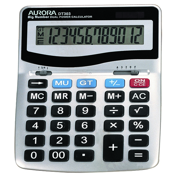 Aurora DT303 Desktop Calculator