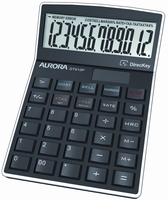 Aurora DT910P Desk Calculator Black alternative image 1