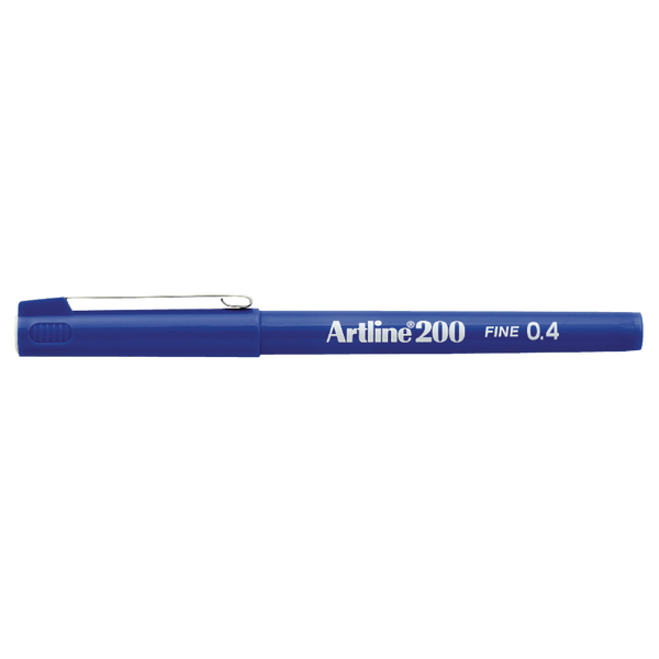 Artline Fineliner 200 Pen Blue [Pack of 12]