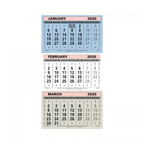 At-a-Glance 3 Monthly Calendar 2026