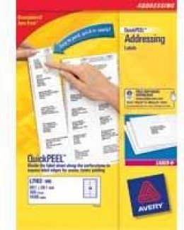 Avery L7167-40 Shipping Labels 1/Sheet 199.6x289.1mm White [Pack of 40]