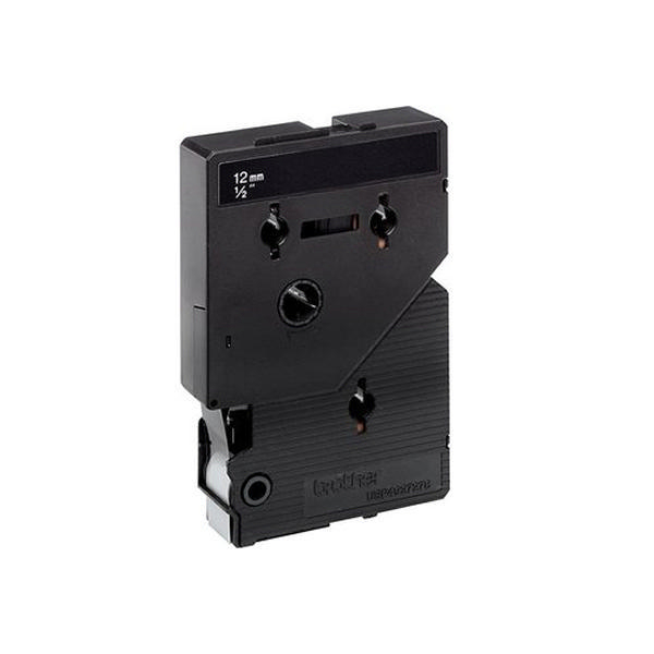 Brother P-Touch Tape TC201 12mm Black on White