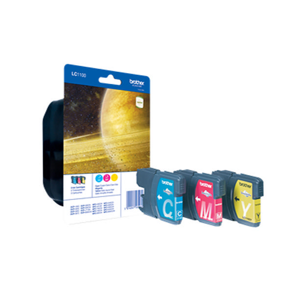 Brother LC1100 Rainbow Pack [Pack of 3]