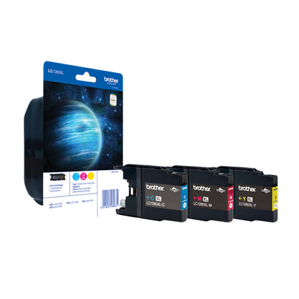 Brother LC1280XL Rainbow Ink Cartridge Pack [Pack of 3]
