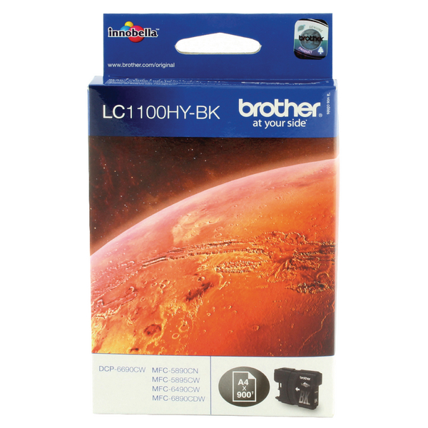 Brother LC1100HYBK High Capacity Black Cartridge