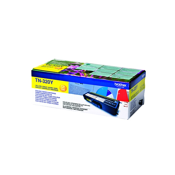 Brother TN320Y Yellow Toner (1.5k)