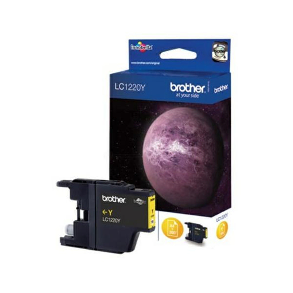 Brother LC1220Y Yellow Ink (300 Pages)