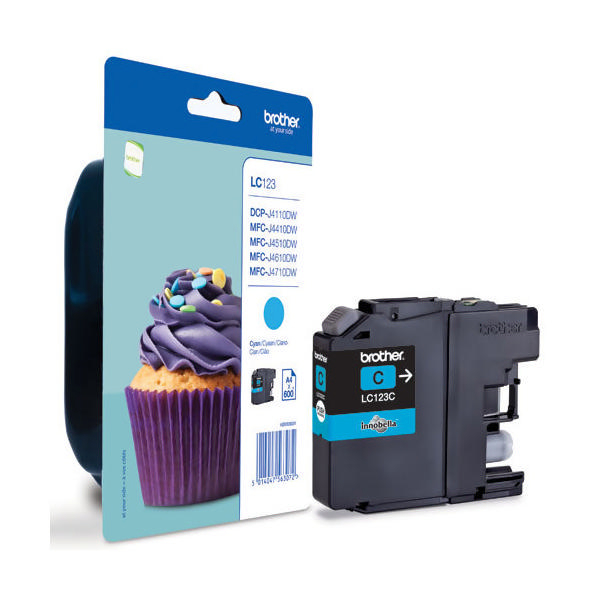 Brother LC123C Cyan Ink Cartridge
