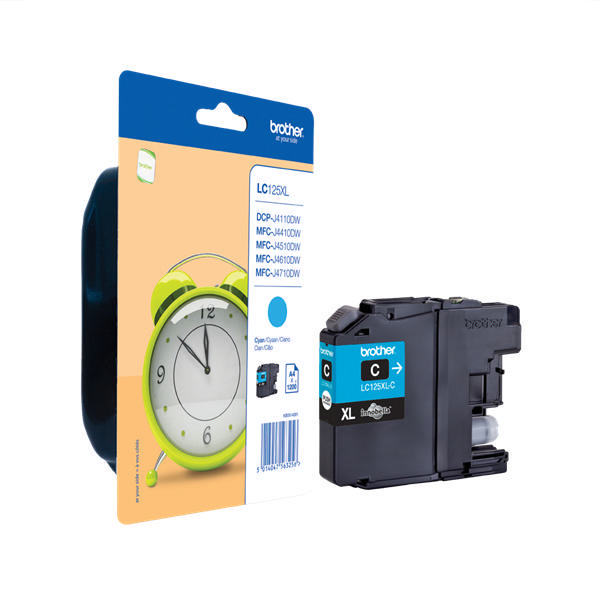 Brother LC125XLC Cyan High Capacity Ink Cartridge