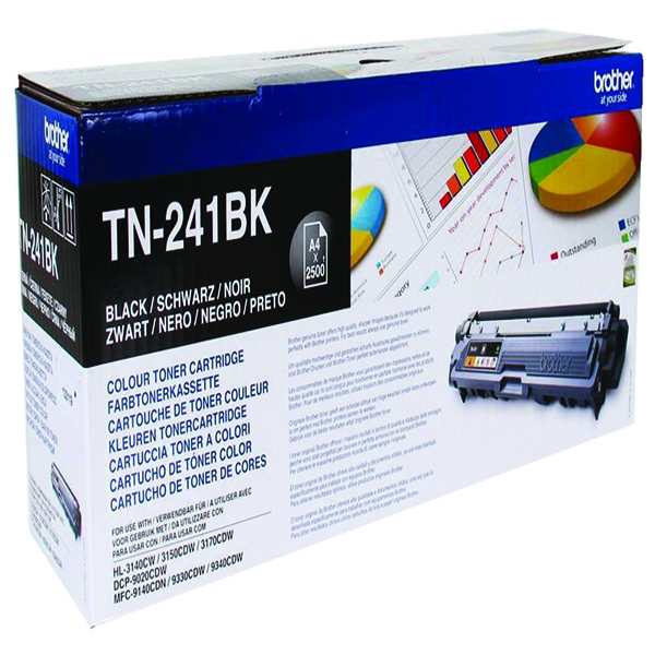 Brother TN241BK Black Toner Cartridge