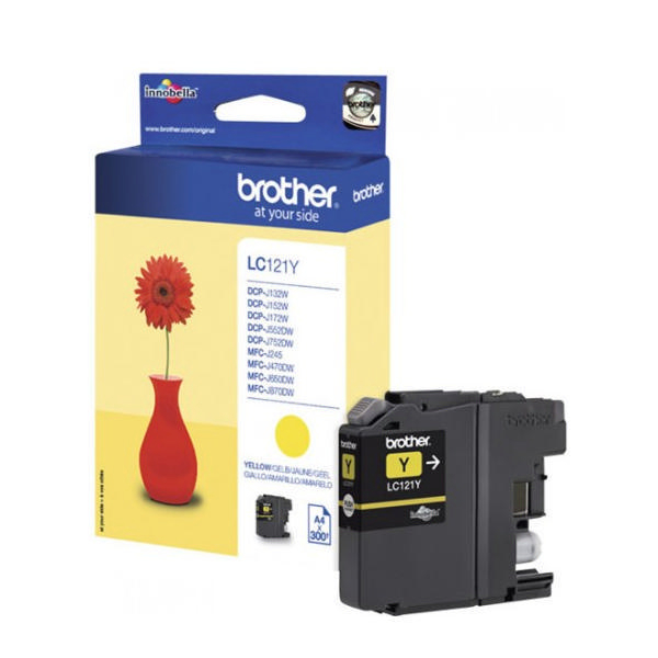Brother LC121Y Yellow Inkjet Cartridge