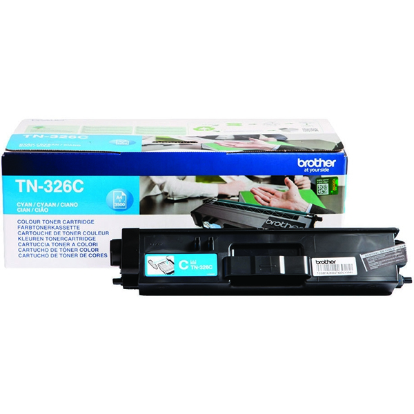Brother TN326C Cyan High Capacity Toner Cartridge
